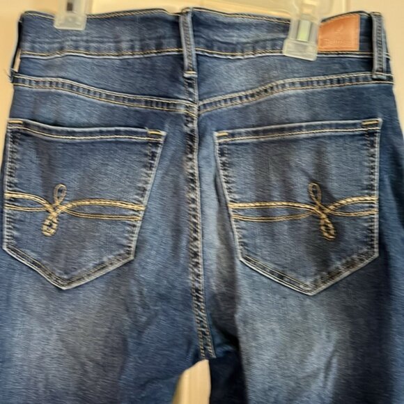 Denizen from Levi's Blue Skinny Jeans with Distressed Details - Picture 5 of 5